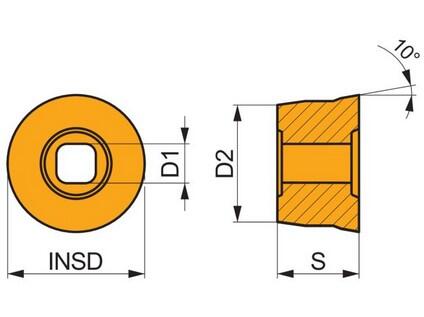 Frézovací VBD upínané šroubkem 80030819 / 7559851 WHTR G2 -S- PRAMET - PM-ROEX-1509MOEN-S30