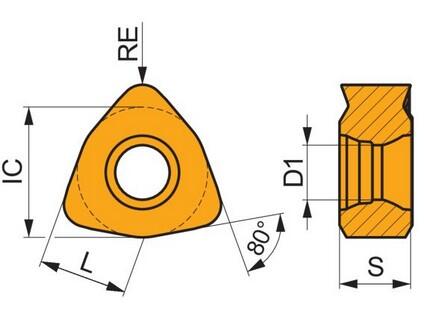 Frézovací VBD upínané šroubkem 80031358 / 7639272 WNHX 04 G2 -S- PRAMET - PM-WNHX-040310ER-WM-M4310