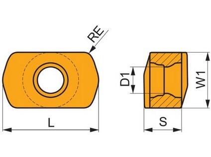 Frézovací VBD pro frézy HFC 80031150 / 7601335 BNGX 10 G5 -S- PRAMET - PM-BNGX-10T308SR-M-M6330