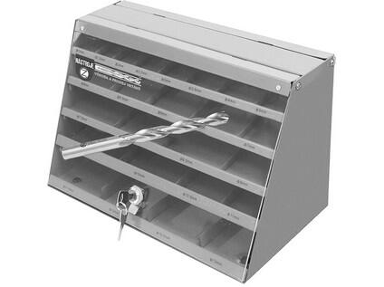Kovový box na vrtáky š375x h205x v235xmm malý - KVBOX020314100009