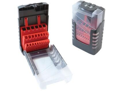 Kazeta na vrtáky 25 dílná 1,0-13,0/0,5 mm Rose Plastic GRIPBOX 4B - KVRP25G