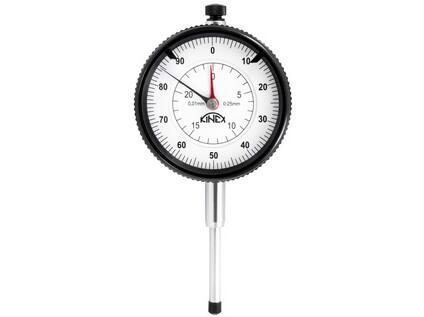 Úchylkoměr číselníkový ČSN EN ISO 46325 (ČSN 25 1811, 25 1816) 0-25 mm 0,01 mm KINEX - KI1155-02-025