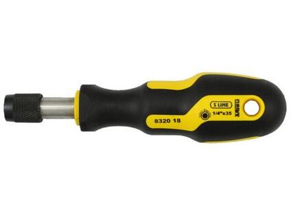 držák bitů 1/4" s rukojetí s pojistkou pro nástavce - NB8320-18
