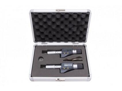 Mikrometr třídotekový digitální - sada DIN 863, NOVÝ MODEL V HLINÍKOVÉM KUFRU, IP 54 2-3 mm 0,001 / 0,004 mm KINEX - KI7090-03-003