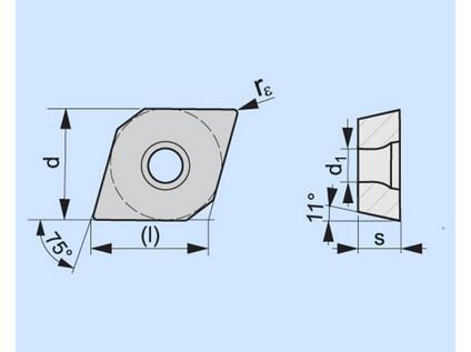 Soustružnické VBD pozitivní 80027861 / 7156314 EPMT A2 -S- PRAMET - PM-EPMT-050202E-NF2-T7325
