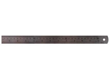 Ocelové pravítko, metrická stupnice – 30x600 mm - BA-SR600-MM