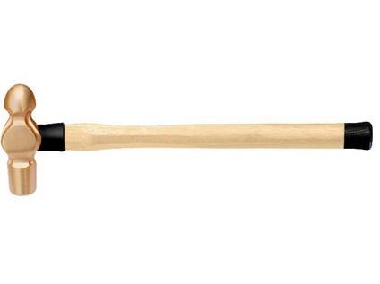 Nejiskřivé kladivo s kulovitou hlavou, rukojeť ze dřeva Hickory CU-BE 700 - BA-NSB506-700
