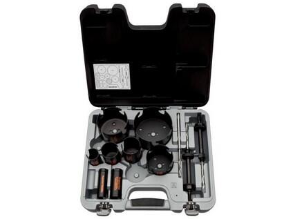 Sada děrovacích pil SUPERIOR 25,32,35,51,54,76,92,114 + 2 trny + vrták - BA-3833-SET-301