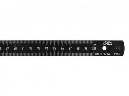 Měřítko ocelové ohebné 300x15x0,5 mm EC I BLACK COAT - vhodné pro kalibrace KINEX - KI1017-02-030