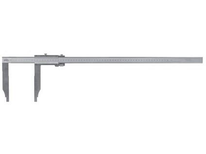 Posuvné měřítko 600/100 mm 0,02 mm s jemným stavěním bez horních nožů DIN 862 šroub. nonius KINEX - KI6015-12-100