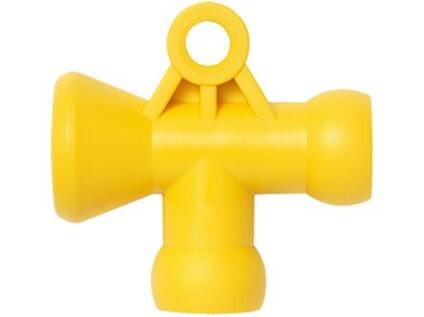 1/4" T redukce žlutá - LL46436-1