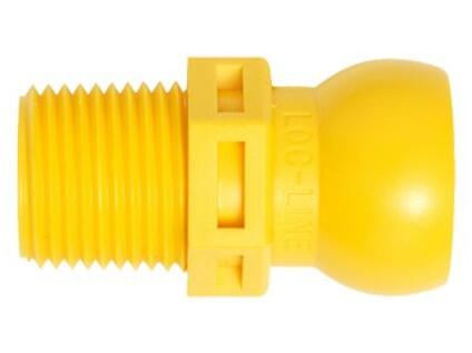 1/2" hrdlo se závitem NPT 3/8 žlutá - LL57864-1