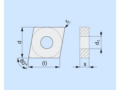 Soustružnické VBD negativní 80022854 / 6755739 CNMA A1 -S- PRAMET - PM-CNMA-190612-T5305