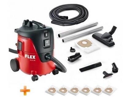 VC 21 L MC 230/CEE Průmyslový vysavač + vliesové filtrační sáčky 5ks + úklidové příslušenství - FLEX - FX-409979