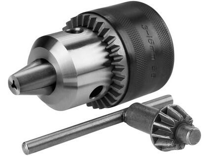Zubové sklíčidlo s kličkou pr. 3-16 mm, upínací kužel B 16 - 65404519