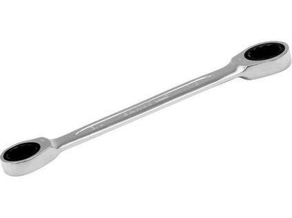 Klíč oboustranný očkový, ráčnový, kovaný, chromovaný, 3/4-7/8", délka 245mm b1 - BA-1320RZ-3/4-7/8