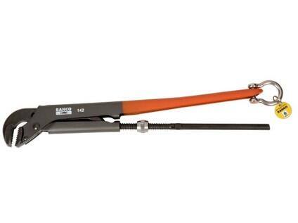 Švédský model klíče na trubky, 90°, s poutkem b1 – 445 mm - BA-TAH142