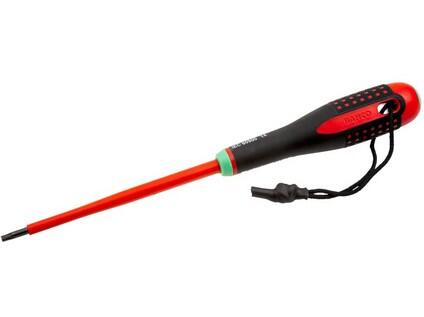 Izolované šroubováky ERGO™ na šrouby s drážkou TORX® s kevlarovým lankem. Připraveno pro práci ve výškách – T30 - BA-TAHBE-8930S