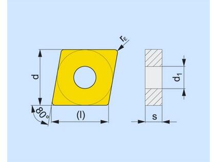 Soustružnické VBD negativní 80017062 / 6754765 CNMM A1 -S- PRAMET - PM-CNMM-160616E-NR2-T7335