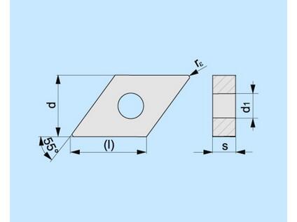 Soustružnické VBD keramika 80018428 / 6755414 DNGN CER A6 -S- PRAMET - PM-DNGN-150408-T01020-TC100