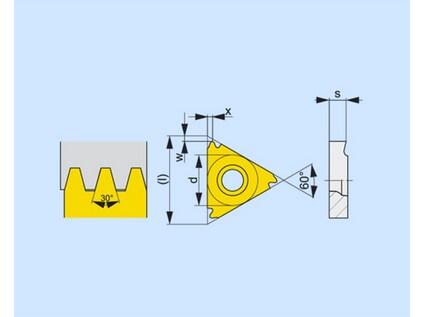 Soustružnické VBD závitové + zapichovací 80017846 / 6755330 TN TR EXT C3 -S- PRAMET - PM-TN-16ER150TR-T8030