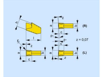 Soustružnické VBD pro upichování 80001774 / 6751722 LFUX C1 -S- PRAMET - PM-LFUX-040800TR-6640