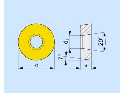 Soustružnické VBD negativní 80001247 / 6751668 RCMX A1 -S- PRAMET - PM-RCMX-3209MOS-361-6640