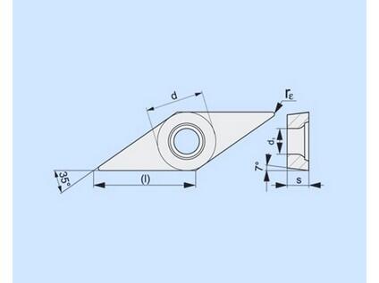 Soustružnické VBD pozitivní 80023106 / 6755902 VCMW A2 -S- PRAMET - PM-VCMW-110302-T5305
