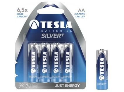 Baterie TESLA AA Silver+, tužková, 4ks b1/120 - CN-6121-027-000-00