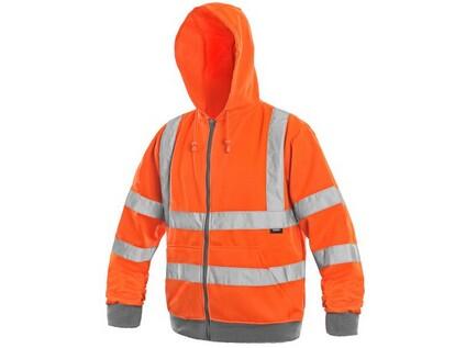 Mikina FROME, oranžová, vel. 3XL b1/10 - CN-1115-027-200-97