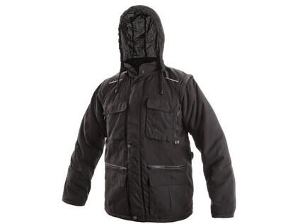 Bunda GEORGIA, zimní, pánská, černá, vel. 3XL b1/10 - CN-1210-010-800-97
