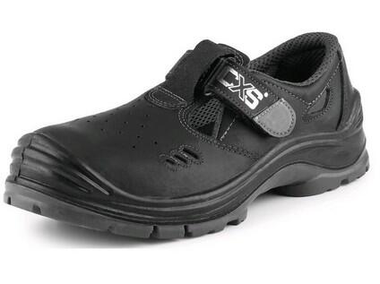 Obuv sandál CXS SAFETY STEEL IRON S1, černý, vel. 47 - CN-2135-001-800-47