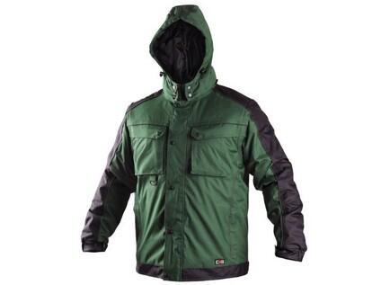 Bunda CXS IRVINE, zimní, pánská, zeleno-černá, vel. 4XL b1/10 - CN-1210-001-510-98