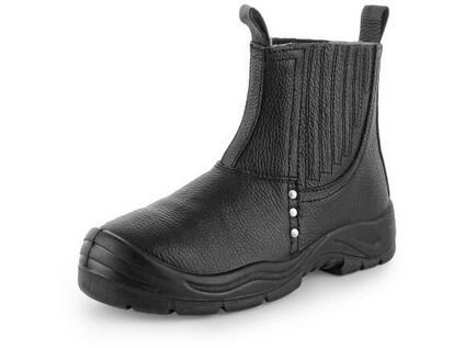 Obuv kotníková DRAGO S1 pérko s ocel.šp. PU/guma, černá, vel. 43 b1/10 - CN-2115-027-800-43