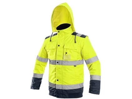 Bunda LUTON, výstražná, žluto-modrá, vel. XS b1/10 - CN-1110-051-155-91