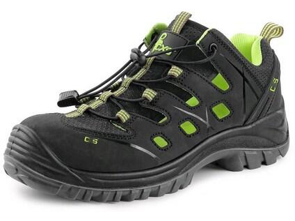 Obuv sandál CXS Universe Solar S1P ESD, černo-zelená, vel. 42 - CN-2136-025-808-42