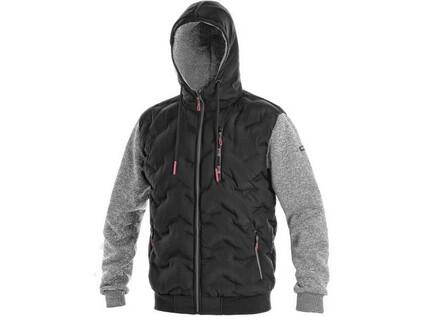 Bunda CXS FLINT, pánská, černo - šedá, vel. XL b1/10 - CN-1290-131-810-95