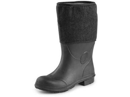 Obuv holeňová BRUNO, gumofilcová, černá, vel. 48 b1/5 - CN-2461-005-800-48