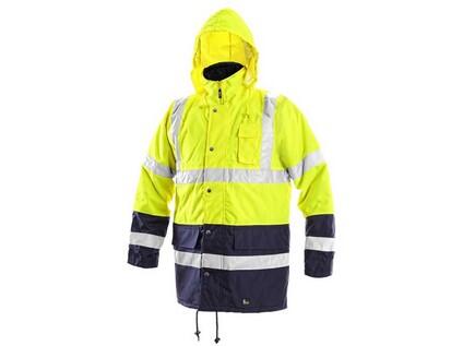 Bunda OXFORD, výstražná, pánská, žluto-modrá, vel. S b1/10 - CN-1110-005-155-92