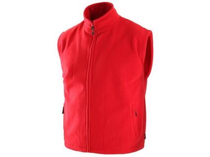 Vesta UTAH, fleecová, červená, vel. 2XL b1/10 - CN-1330-002-250-96