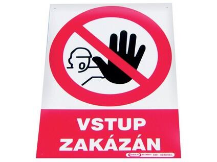 TABULKA plastová A4  Vstup zakázán b1/1 - CN-6124-002-000-00