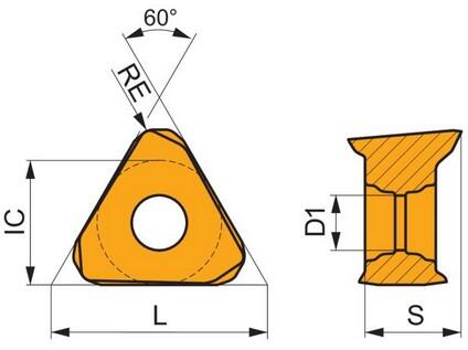 Frézovací VBD geomertie FA 80033541 / 8020825 TNGX 16 G3 -S- pro frézování - PM-TNGX-160604FR-FA-M0315