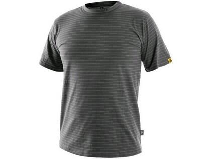 Tričko ESD CXS NOME, antistatické, šedá, vel. 2XL - CN-1130-135-700-96