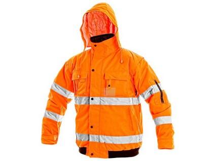 Bunda LEEDS, výstražná, pánská, oranžová, vel. 2XL - CN-1110-007-200-96