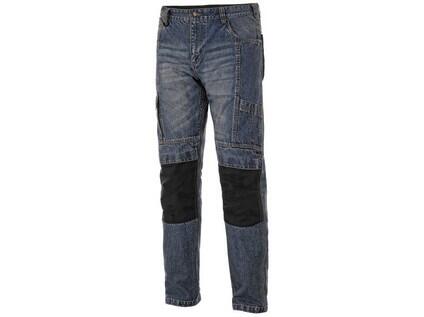 Kalhoty jeans NIMES I, pánské, modro-černé, vel. 60 b1/10 - CN-1490-071-411-60