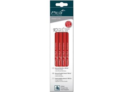 PICA CLASSIC ANILINE - DŘEVĚNÁ TUŽKA - SPECIÁLNÍ GRAFITOVÁ TUHA FIALOVÉ BARVY - VODOUROZPUSTNÁ - PÍŠE NA MOKRÉ DŘEVO - VYSOCE KONTRASTNÍ - PC-545/24-10