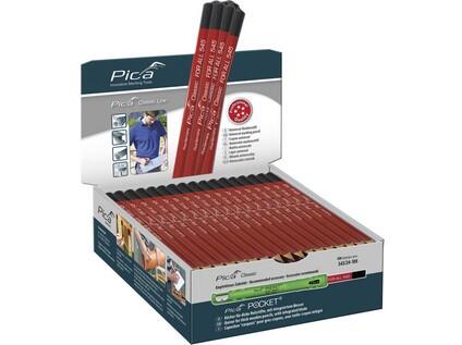 PICA CLASSIC ANILINE - DŘEVĚNÁ TUŽKA 1ks - SPECIÁLNÍ GRAFITOVÁ TUHA FIALOVÉ BARVY - VODOUROZPUSTNÁ - PÍŠE NA MOKRÉ DŘEVO - VYSOCE KONTRASTNÍ b100 - PC-545/24