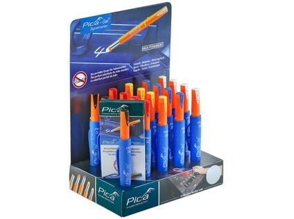 PICA GELOVÝ SIGNÁLNÍ ZNAČKOVAČ DISPLAY BASIC - 4x ČERNÝ, 4x ČERVENÝ, 4x ŽLUTÝ, 4x MODRÝ, 4x BÍLÝ - PC-8020