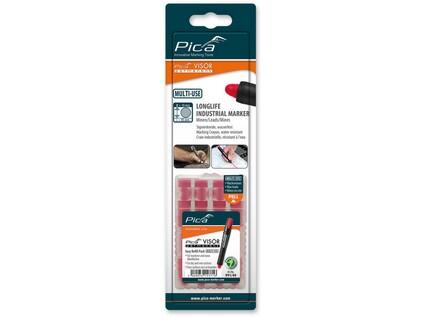 TUHY NÁHRADNÍ PRO PICA VISOR PERMANENT - 4ks V BALENÍ - ČERVENÉ - BLISTER - PC-991/40/SB