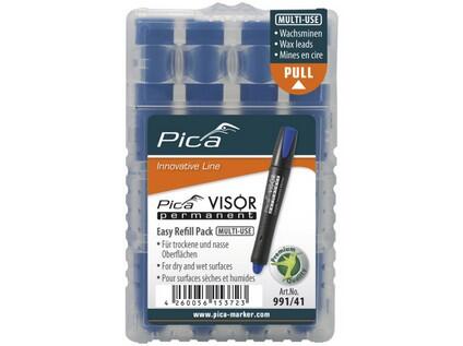 TUHY NÁHRADNÍ PRO PICA VISOR PERMANENT - 4ks V BALENÍ - MODRÉ - PC-991/41